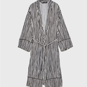 Zara Striped Black and White Kimono
